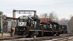 NS 3080 & 916 sit in the yard on New Years Day